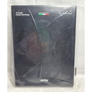 Sofsy Thigh High Tights Pantyhose Made in Italy Stella-Rose 5 White XL 15 Den